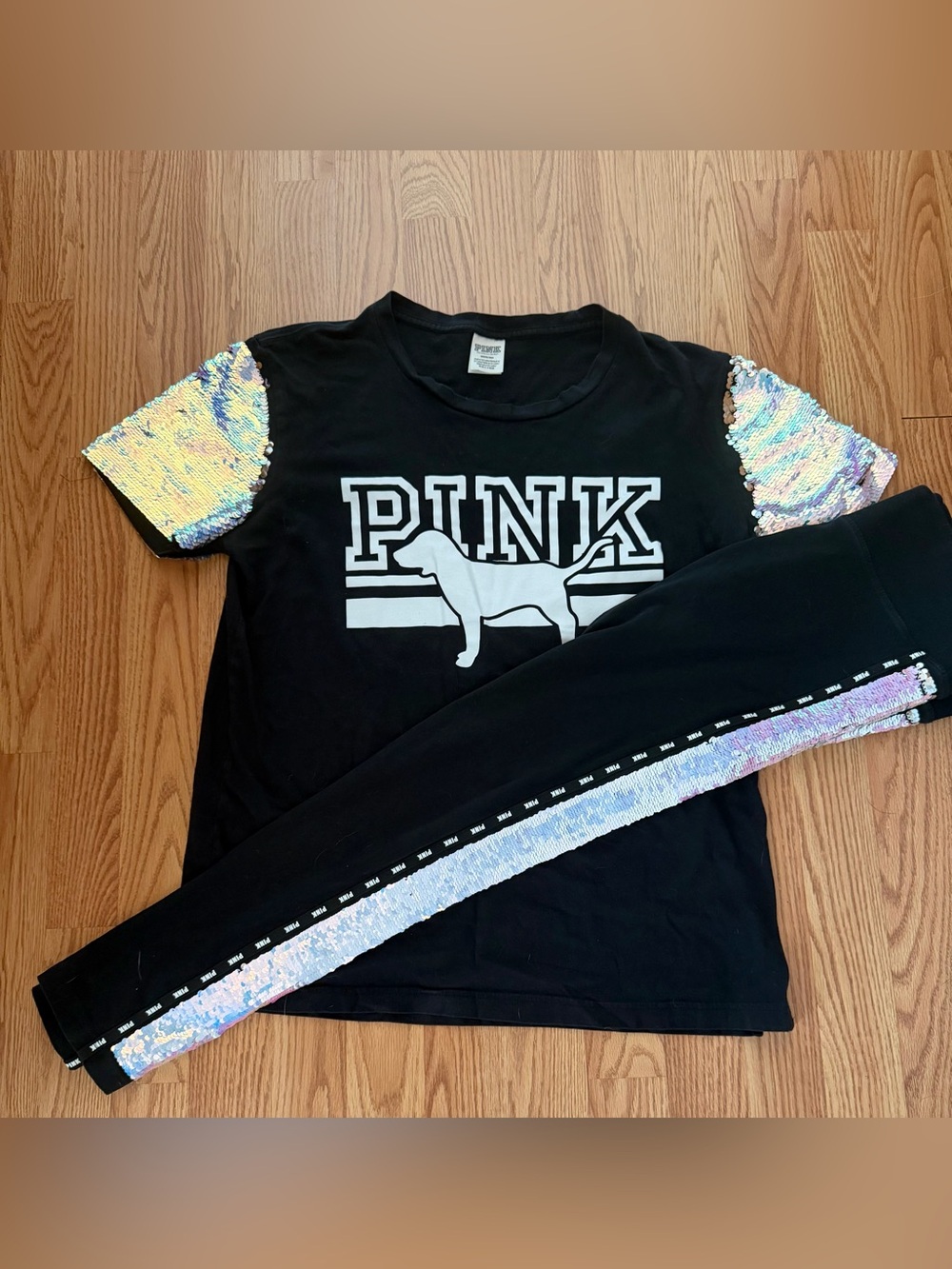 VS Pink Mermaid Bling Iridescent Outfit M/L